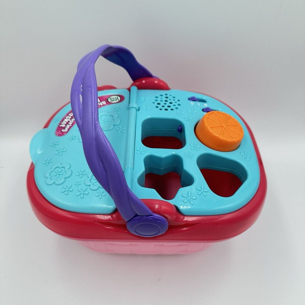 LeapFrog Shapes and Sharing Picnic Basket Interactive Preschool Toy TESTED - Picture 4 of 10
